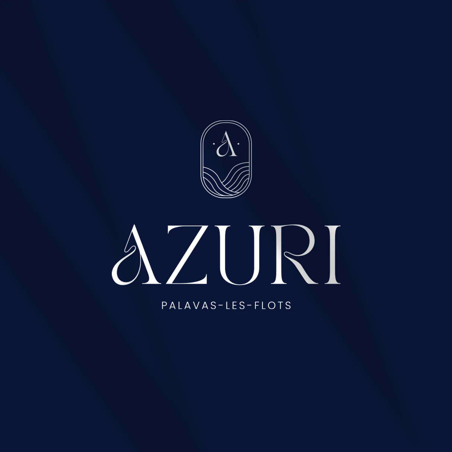 Logo Azuri — identité visuelle par Marion Gosse