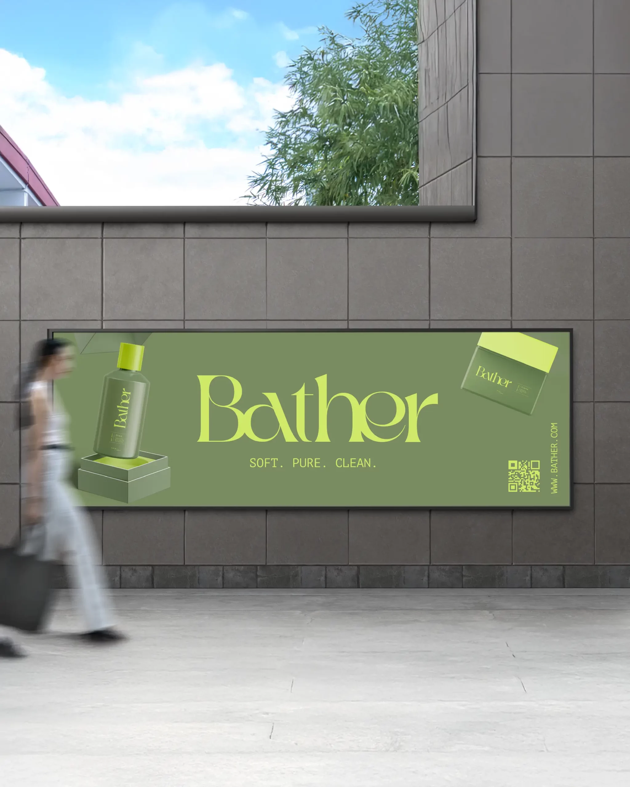 Réseaux sociaux Bather — direction artistique Marion Gosse