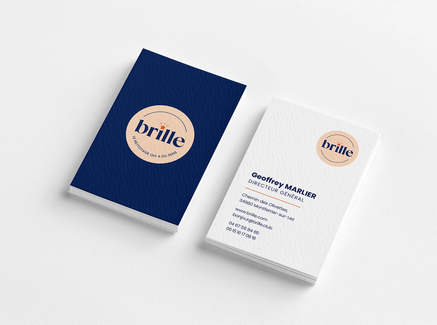 Carte de visite Brille — design par Marion Gosse