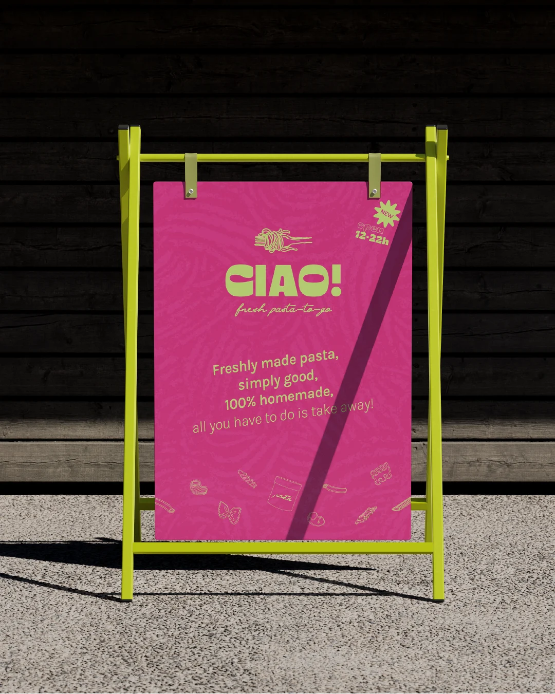 Affiche Ciao! — création graphique par Marion Gosse