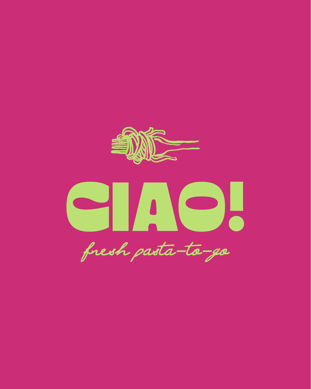 Ciao! — projet graphique par Marion Gosse, graphiste à Montpellier