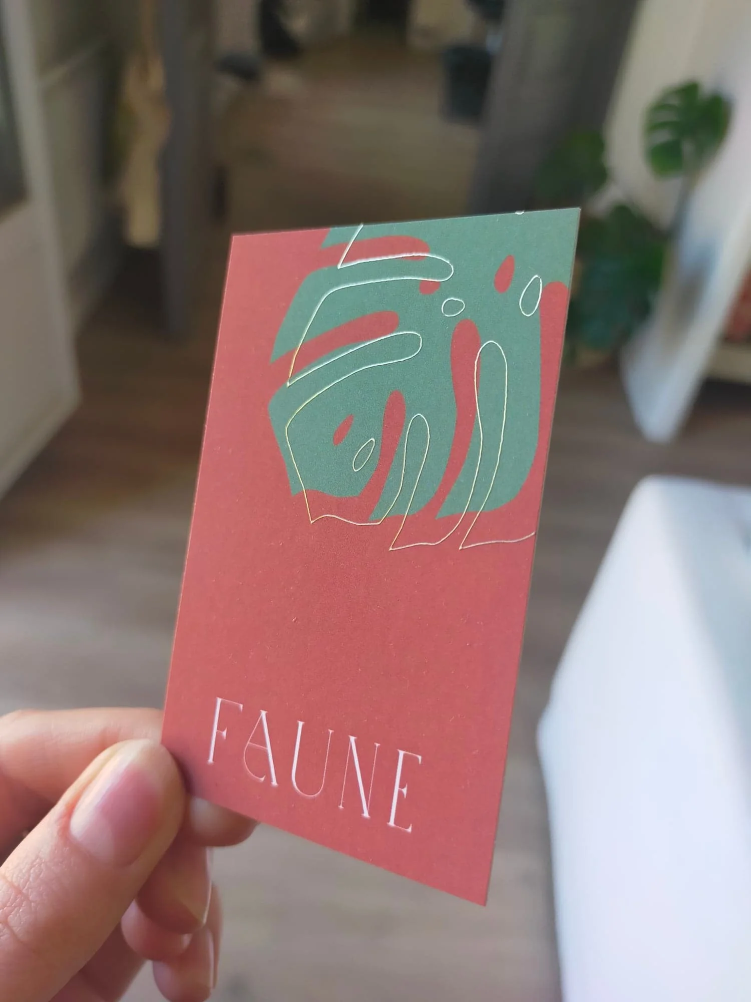 Carte de visite Faune — design par Marion Gosse