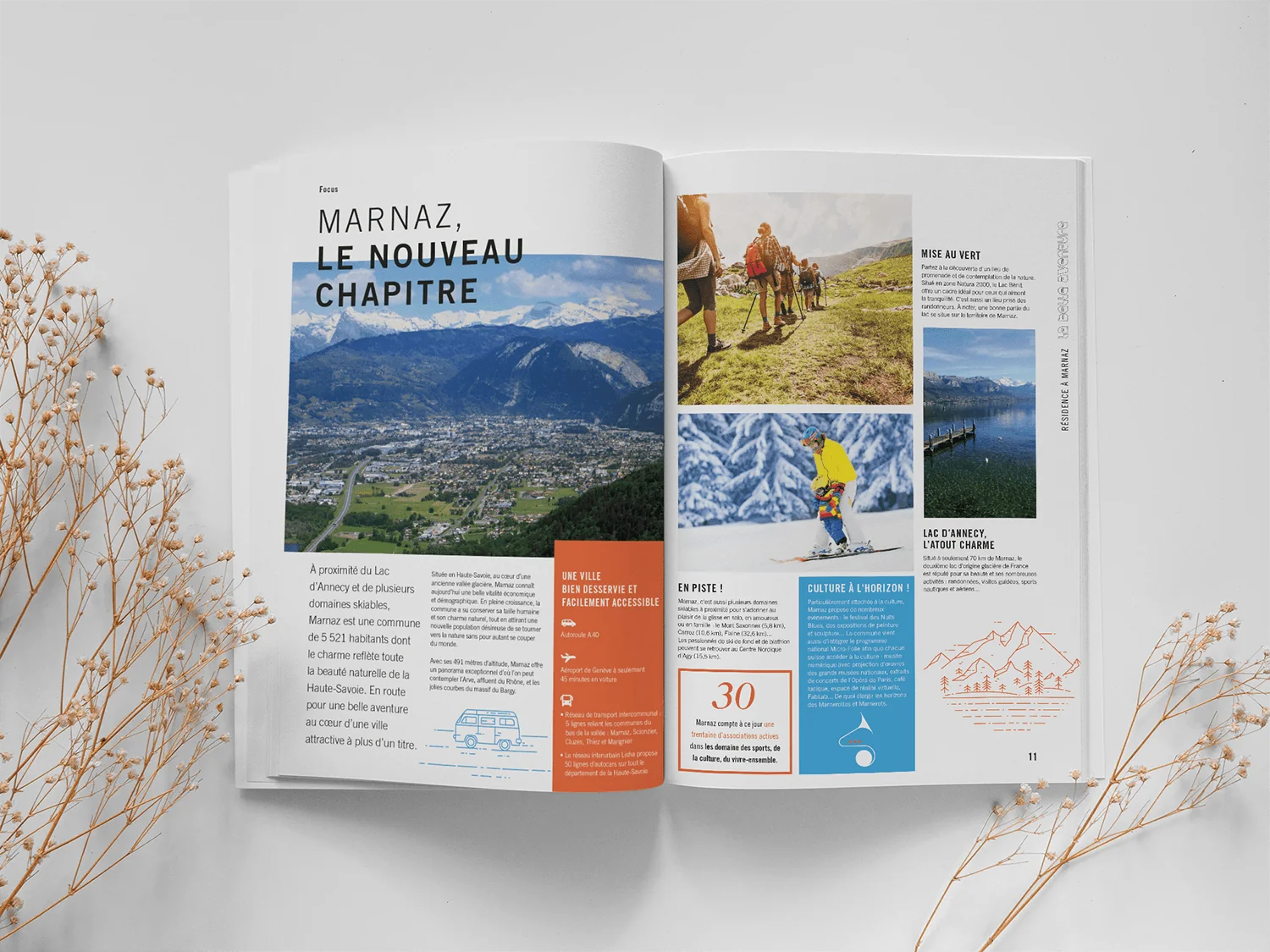 Mise en page intérieure Ideom — direction artistique Marion Gosse