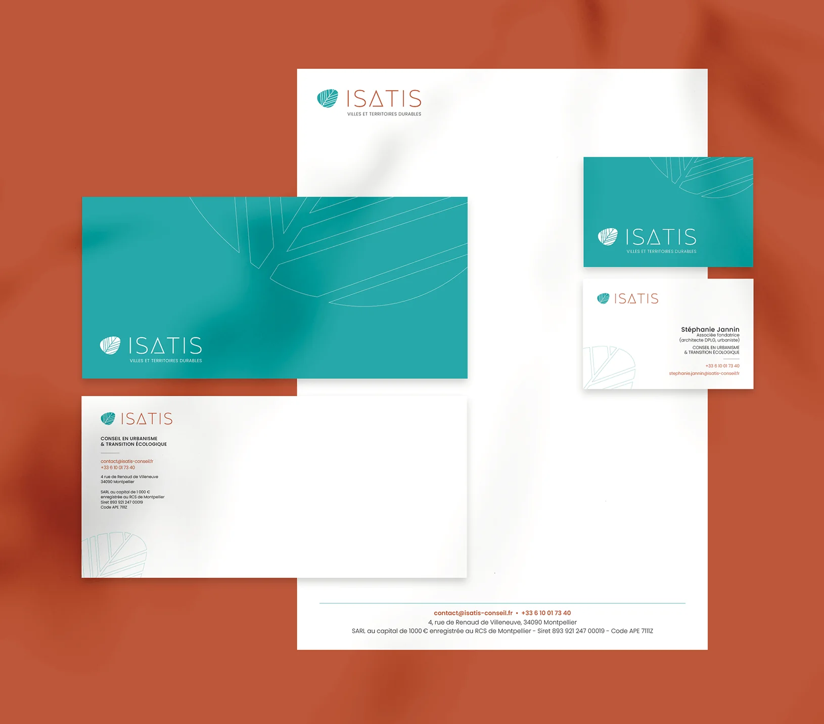 Papeterie Isatis — identité visuelle par Marion Gosse