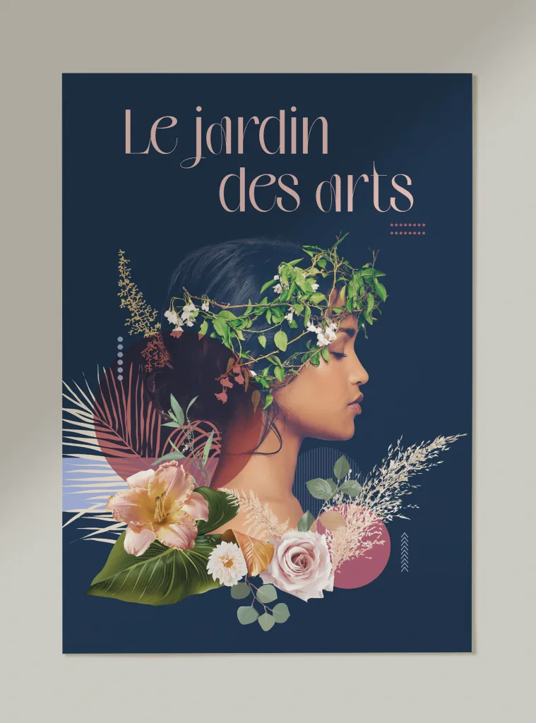Affiche Jardin des Arts — création graphique par Marion Gosse