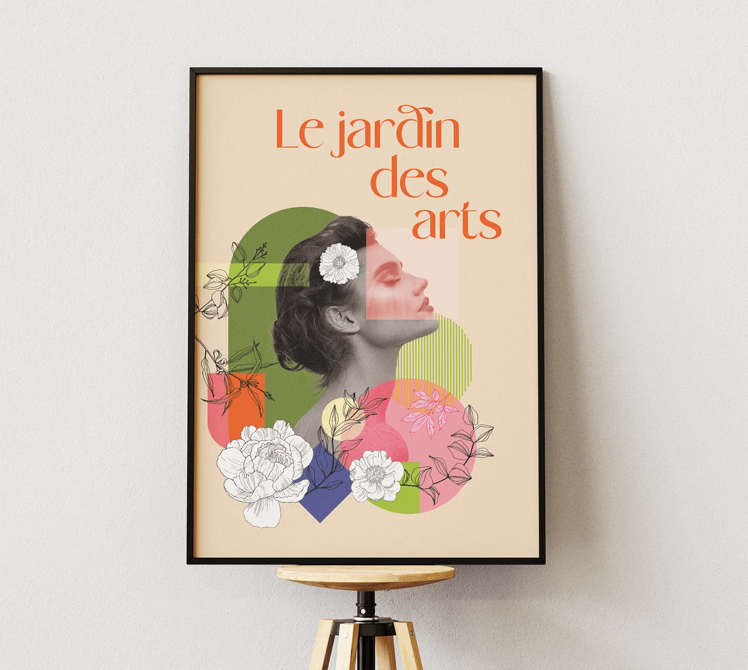 Affiche Jardin des Arts — création graphique par Marion Gosse