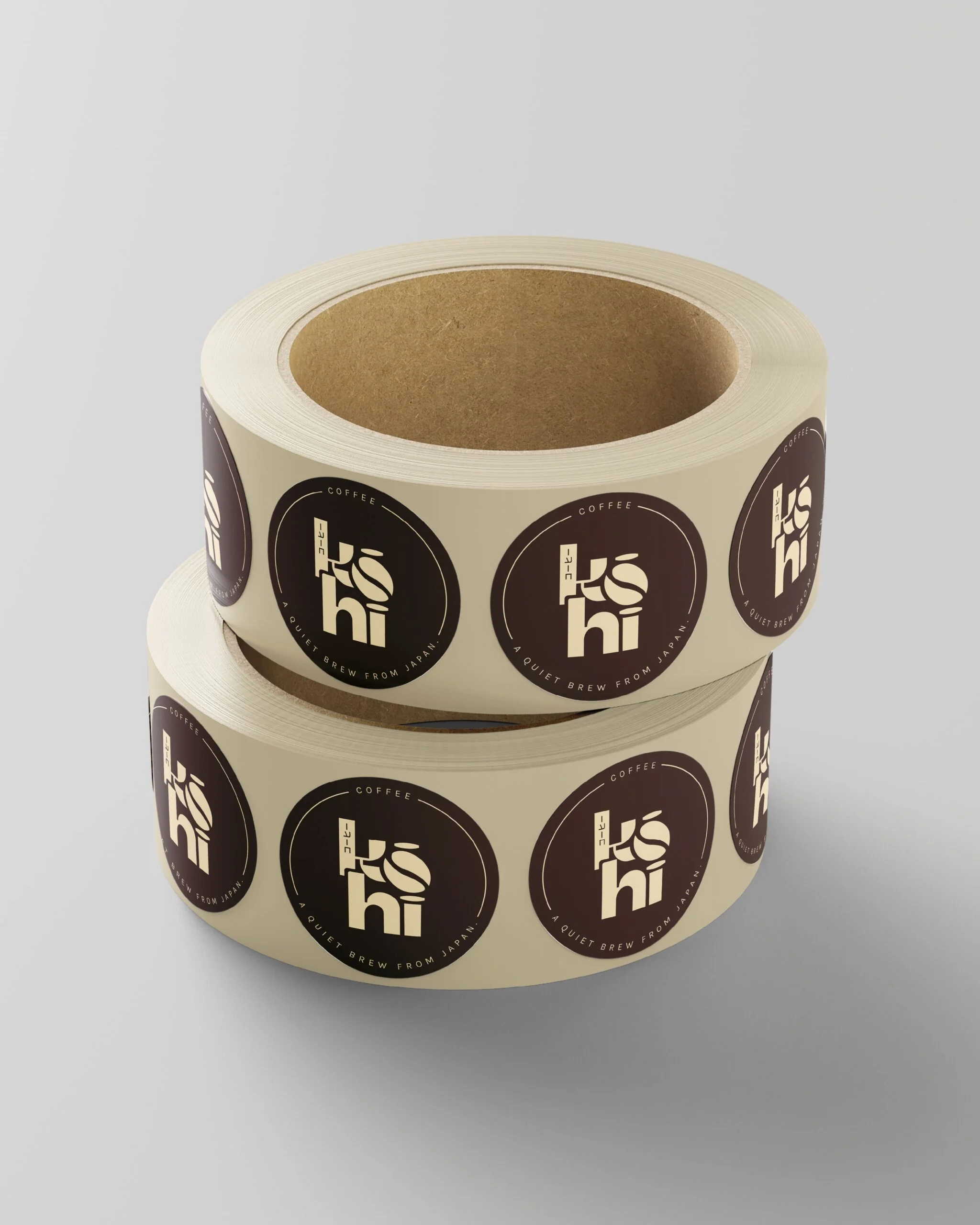 Sticker Kōhī — branding par Marion Gosse