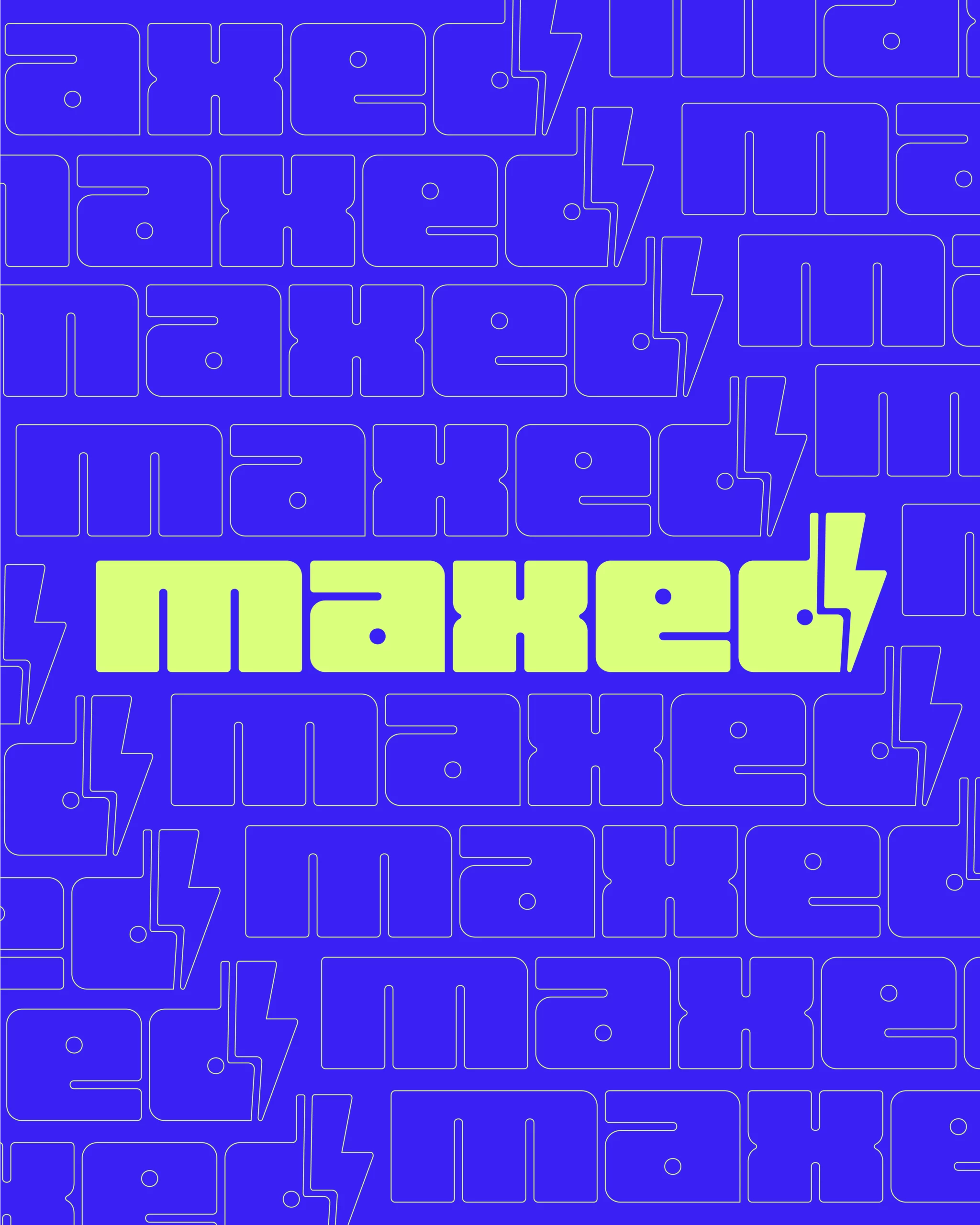 Logo Maxed — identité visuelle par Marion Gosse