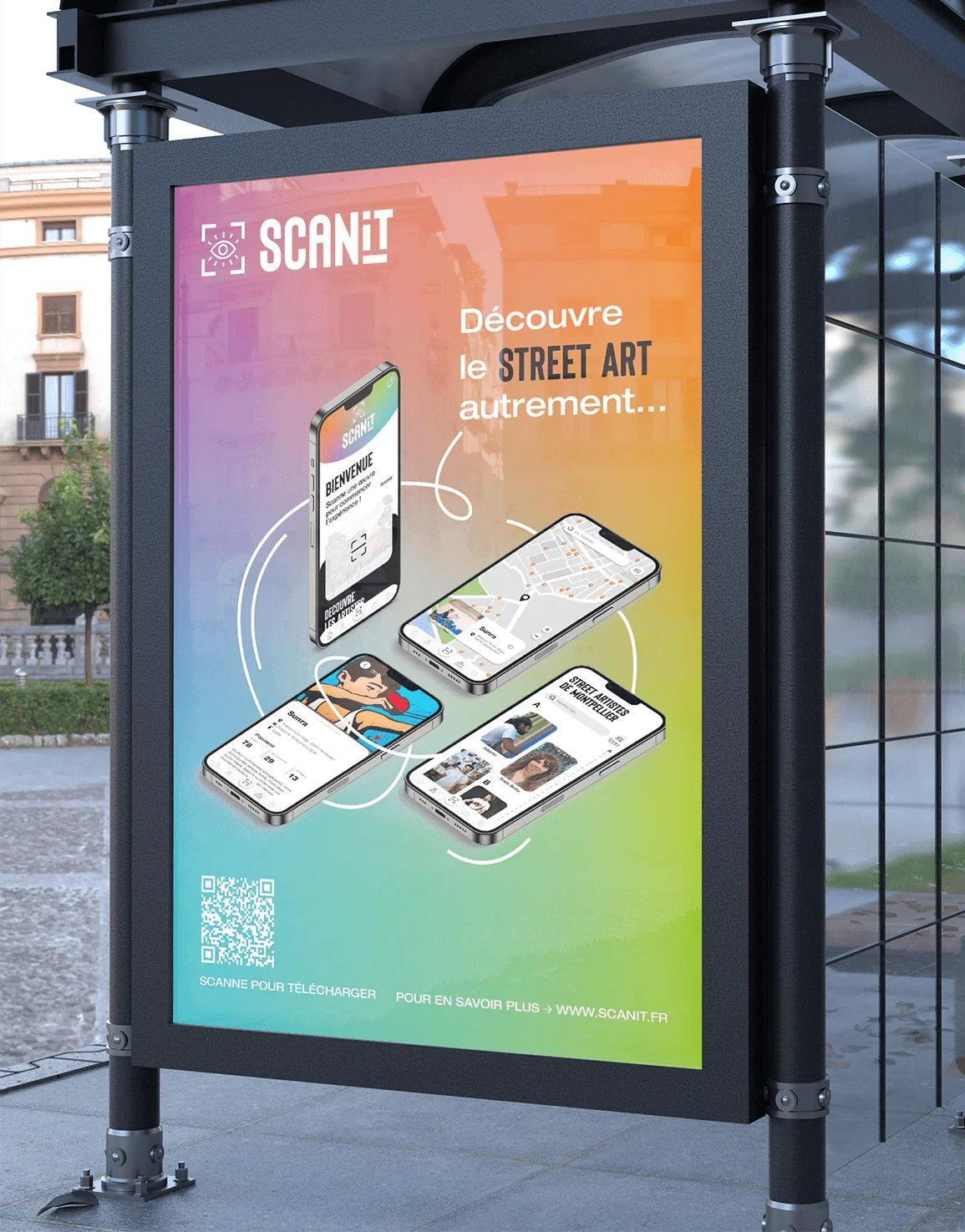Affiche Scan'it — création graphique par Marion Gosse