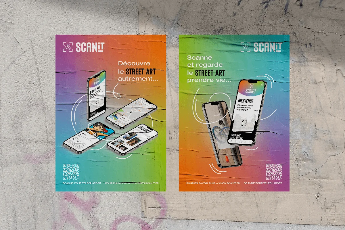 Affiche Scan'it — création graphique par Marion Gosse