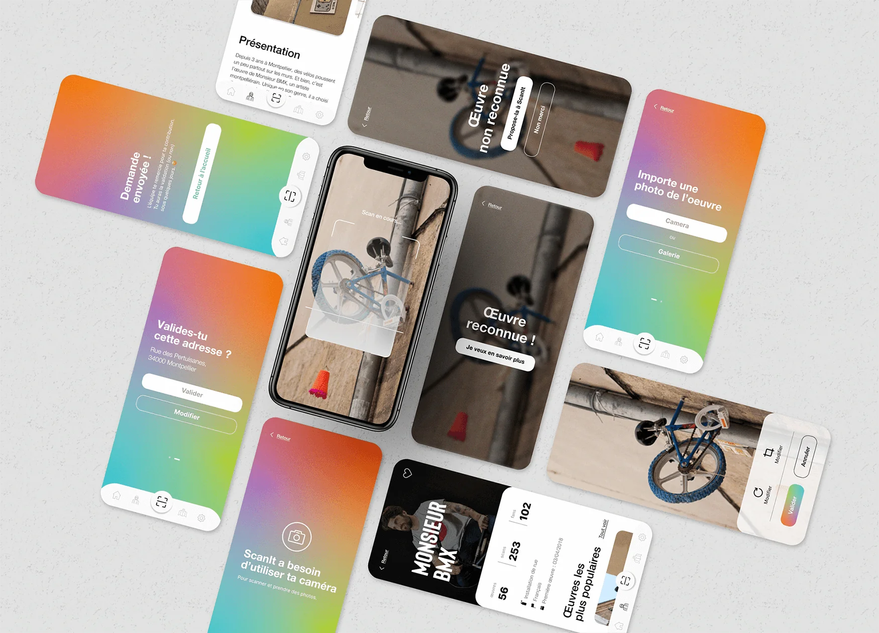 Application Scan'it — UX/UI design Marion Gosse
