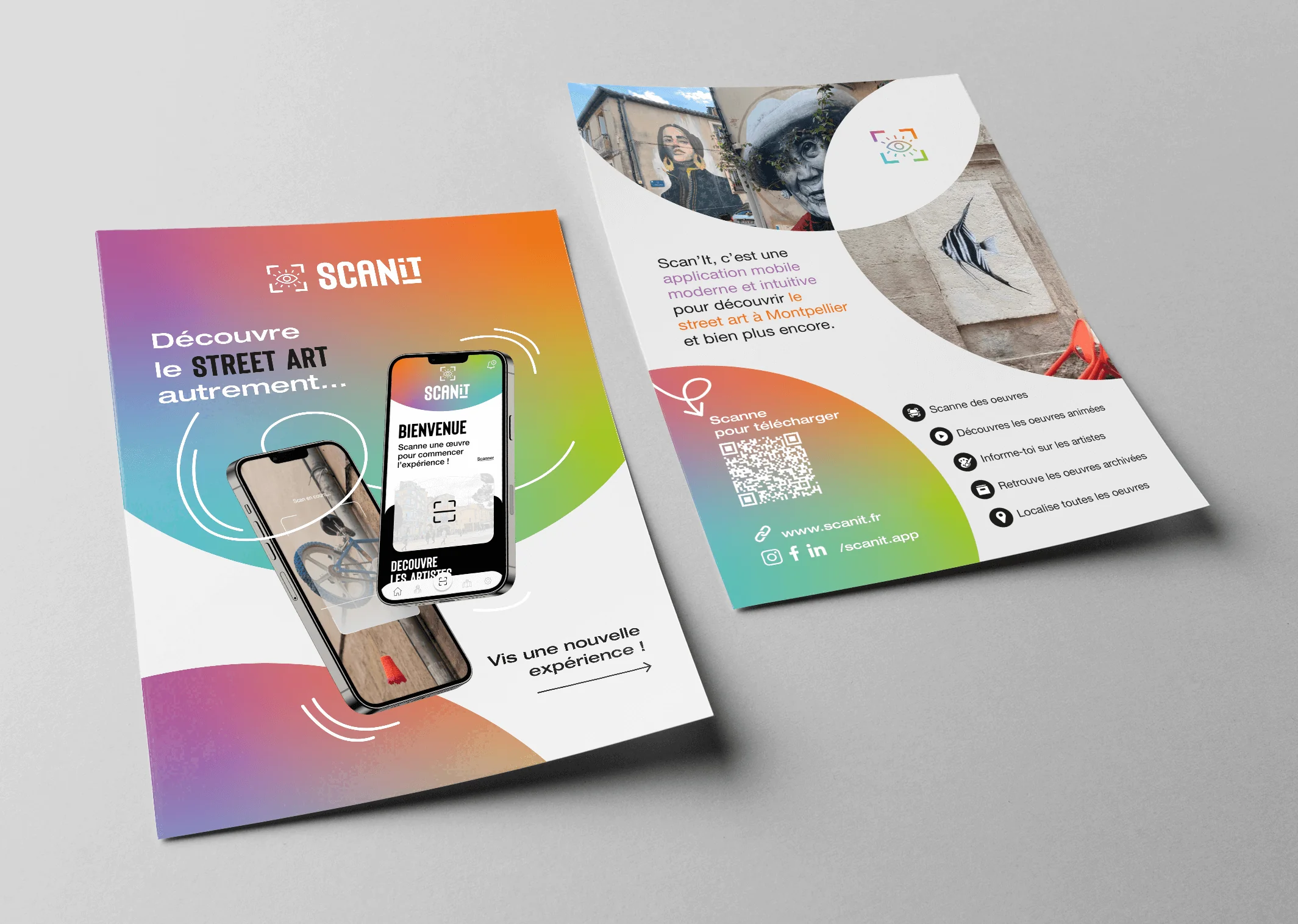 Flyer Scan'it — création graphique par Marion Gosse