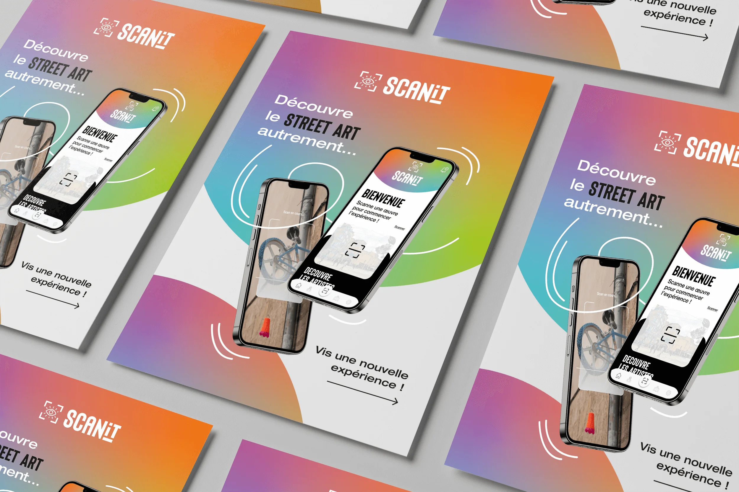 Flyer Scan'it — création graphique par Marion Gosse