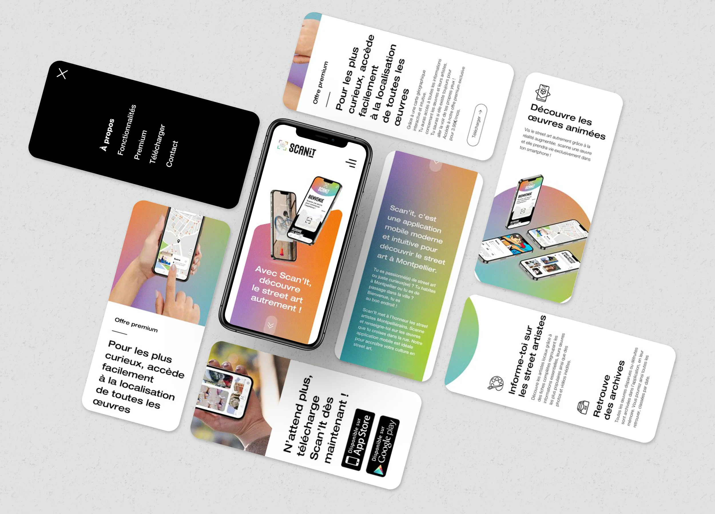 Site mobile Scan'it — webdesign Marion Gosse