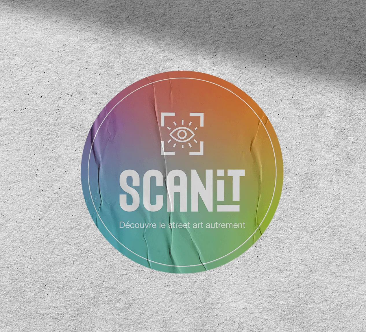 Sticker Scan'it — création graphique par Marion Gosse