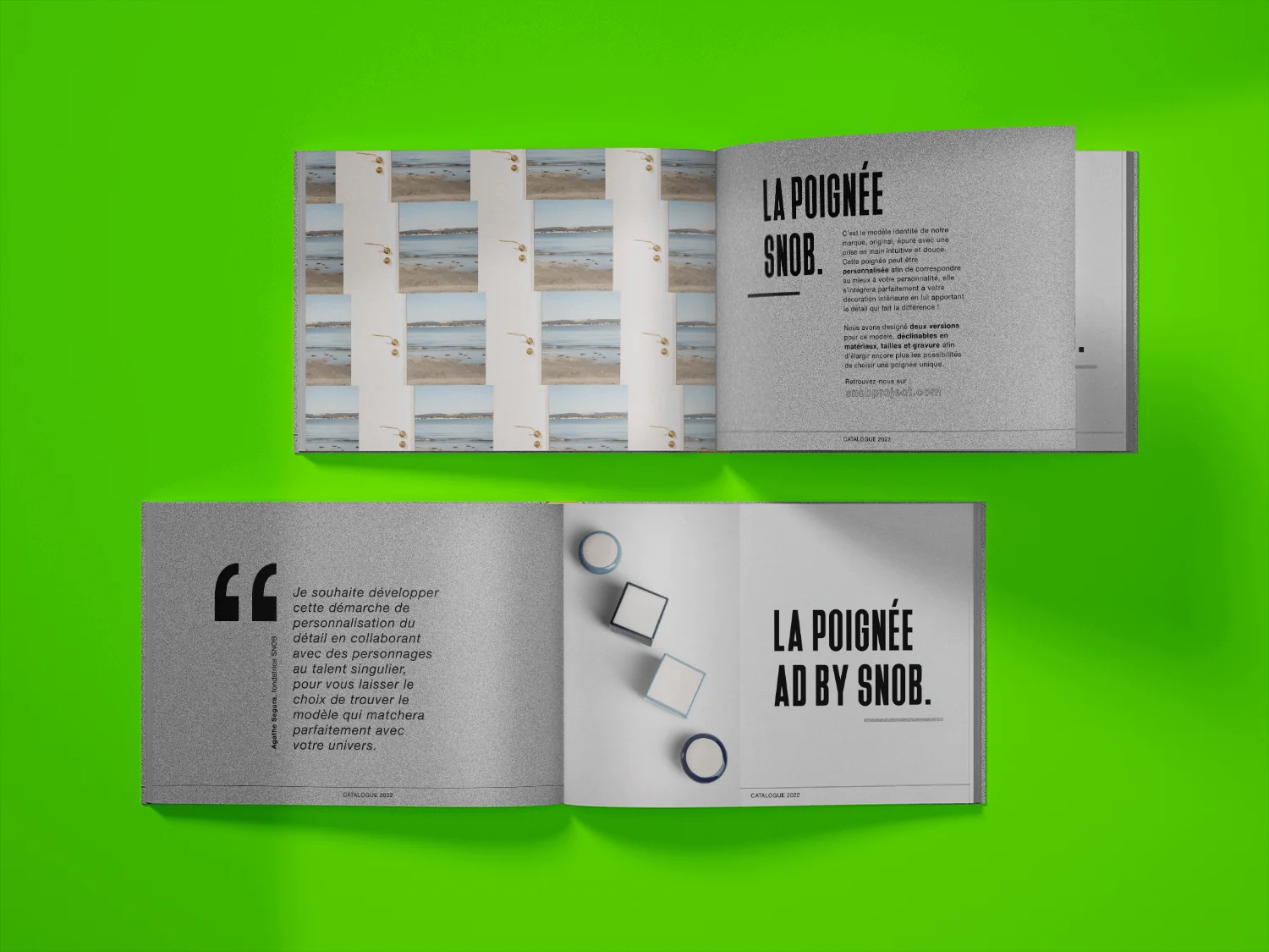 Catalogue Snob — direction artistique Marion Gosse