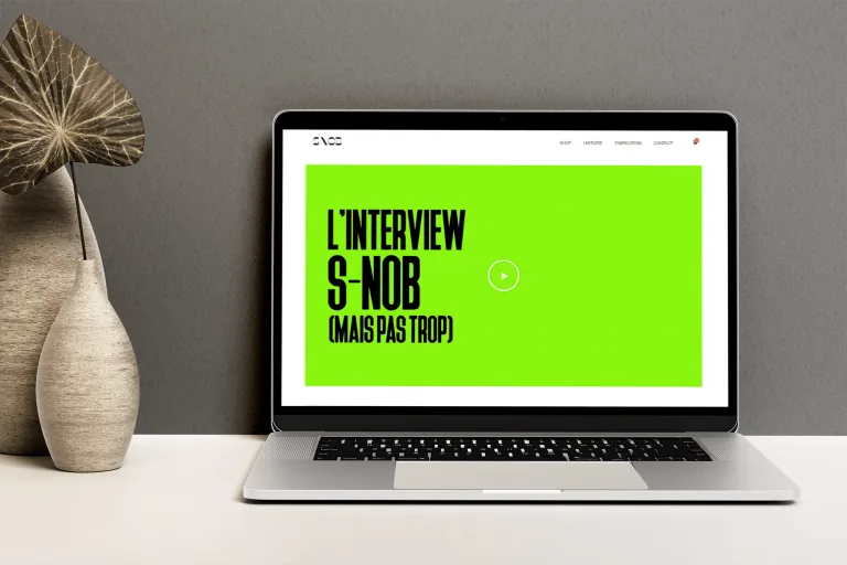 Interview Snob — montage vidéo Marion Gosse